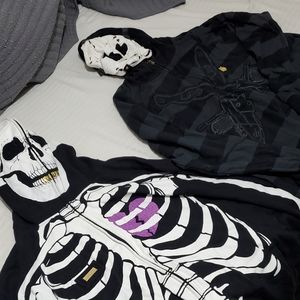 LRG "Dead Serious" Halloween Hoodies Size XL